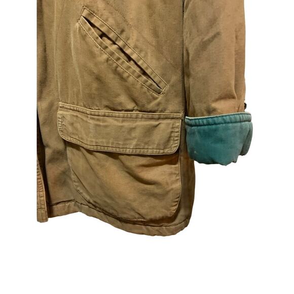 Vintage Spencer Douglas barn chore coat tan canvas with flannel lining size 2xl - Picture 12 of 12
